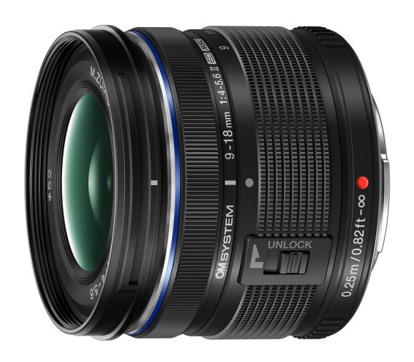 Объектив OM System M.ZUIKO Digital ED 9-18mm f/4-5.6 II, черный 