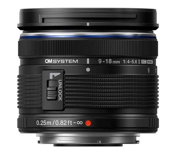Объектив OM System M.ZUIKO Digital ED 9-18mm f/4-5.6 II, черный 