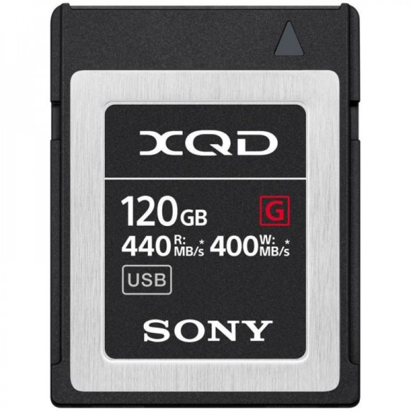  Карта памяти Sony XQD 120GB 440R/400W (QD-G120F) 