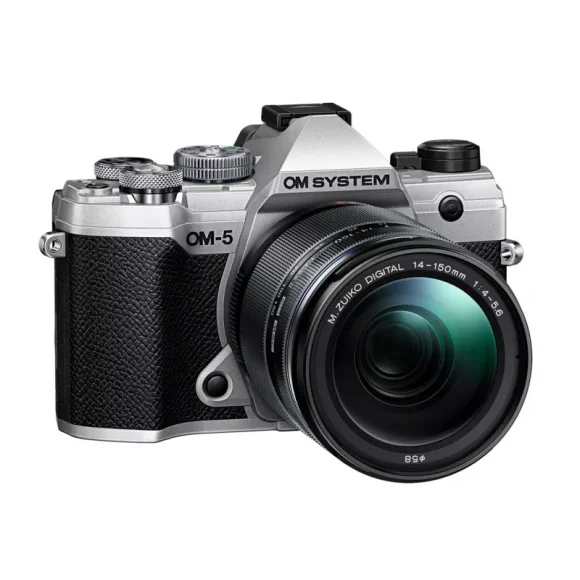 Фотоаппарат Olympus OM System OM-5 kit 14‐150mm F4‐5.6 II, серебристый 