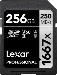 Lexar Professional 1667x SDXC UHS-II 256 GB  Lexar Professional 1667x SDXC UHS-II 256 GB