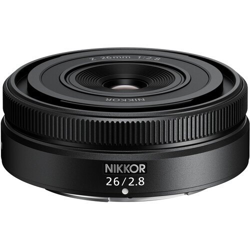 Объектив Nikon NIKKOR Z 26mm f/2.8, чёрный 