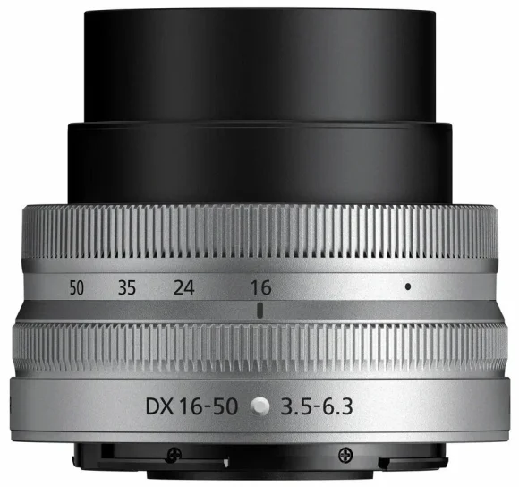Объектив Nikon NIKKOR Z DX 16-50mm f/3.5-6.3 VR, серебристый 
