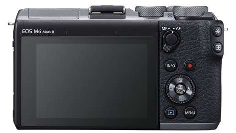 Фотоаппарат Canon EOS M6 Mark II Kit 18-150mm, серебристый  Фотоаппарат Canon EOS M6 Mark II Kit 18-150mm, серебристый