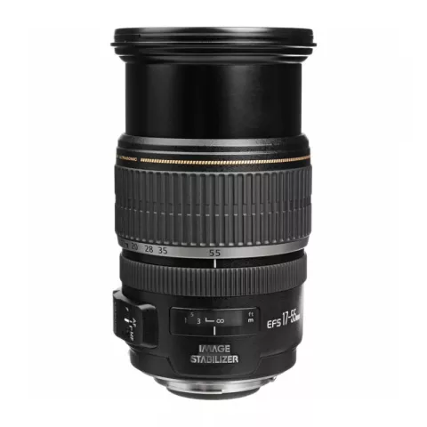 Объектив Canon EF-S 17-55mm f/2.8 IS USM, чёрный 
